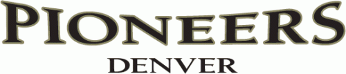 Denver Pioneers 1999-2006 Wordmark Logo heat sticker