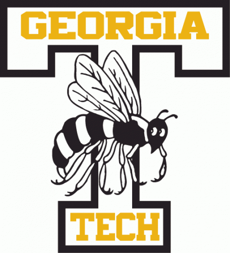 Georgia Tech Yellow Jackets 1964-1968 Primary Logo custom vinyl decal