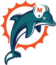 Miami Dolphins 1997-2012 Primary Logo heat sticker