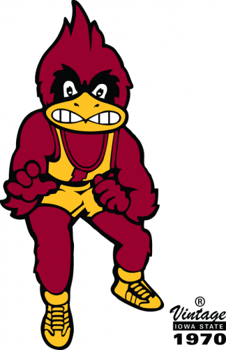 Iowa State Cyclones 1970-1983 Mascot Logo custom vinyl decal