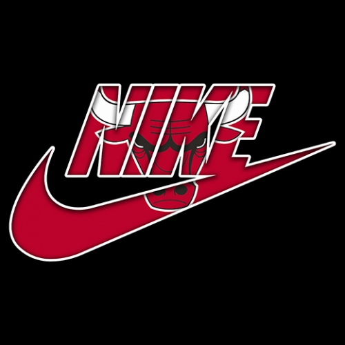 Chicago Bulls Nike logo custom vinyl decal