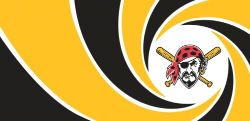 007 Pittsburgh Pirates logo heat sticker