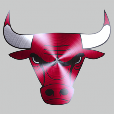Chicago Bulls Stainless steel logo heat sticker