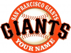 San Francisco Giants Customized Logo heat sticker
