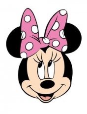 Minnie Mouse Logo 14 heat sticker