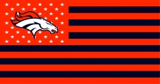 Denver Broncos Flag001 logo heat sticker
