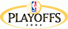 NBA Playoffs 2003-2004 Logo heat sticker