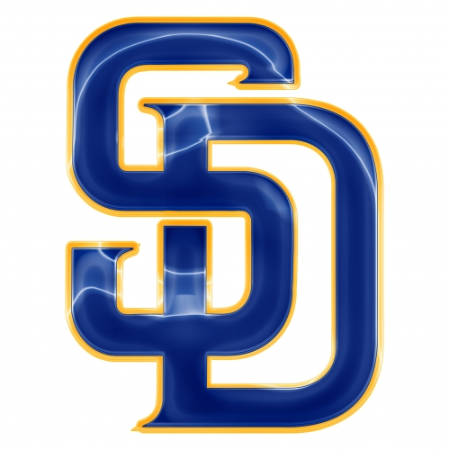 San Diego Padres Crystal Logo custom vinyl decal