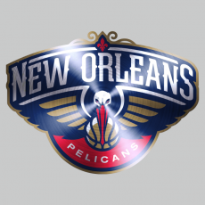 New Orleans Pelicans Stainless steel logo heat sticker
