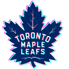 Phantom Toronto Maple Leafs logo heat sticker
