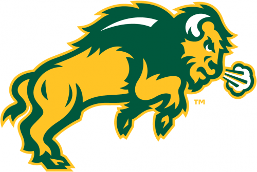 North Dakota State Bison 2012-Pres Secondary Logo heat sticker