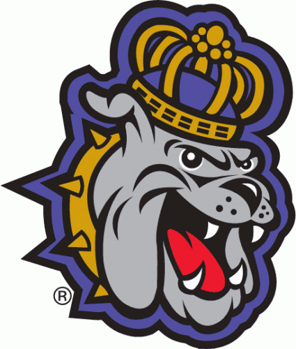 James Madison Dukes 2002-2012 Alternate Logo heat sticker