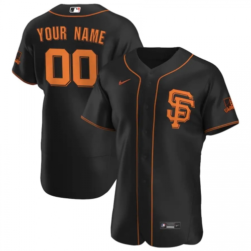 San Francisco Giants Custom Letter and Number Kits for Alternate Jersey Material Vinyl