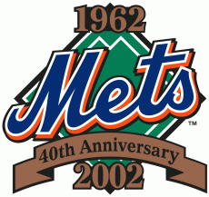 New York Mets 2002 Anniversary Logo custom vinyl decal