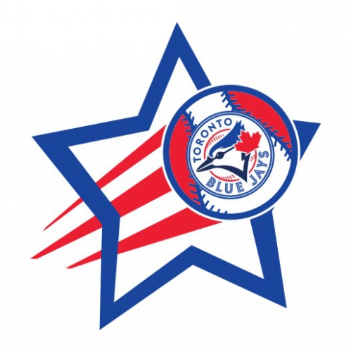 Toronto Blue Jays Baseball Goal Star logo custom vinyl decal