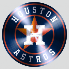 Houston Astros Stainless steel logo custom vinyl decal