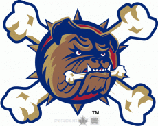 Hamilton Bulldogs 2015 16 Alternate Logo heat sticker