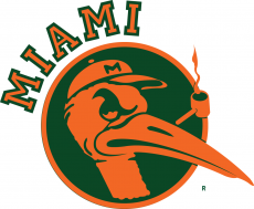 Miami Hurricanes 1949-1965 Alternate Logo 01 custom vinyl decal