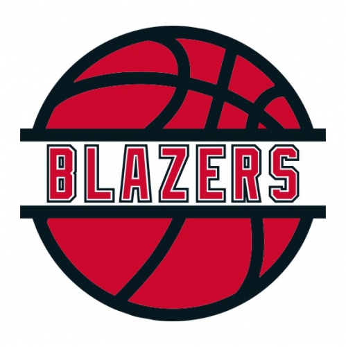 Basketball Portland Trail Blazers Logo heat sticker