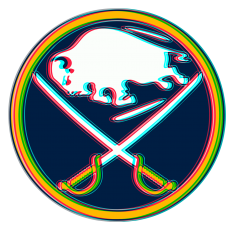 Phantom Buffalo Sabres logo custom vinyl decal