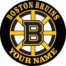 Boston Bruins Customized Logo custom vinyl decal