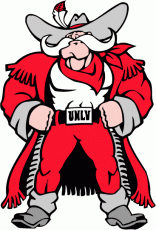 UNLV Rebels 1995-2005 Mascot Logo custom vinyl decal