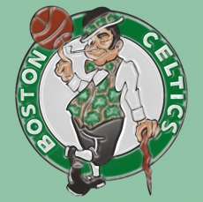 Boston Celtics Plastic Effect Logo heat sticker