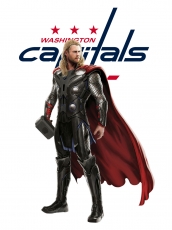 Washington Capitals Thor Logo custom vinyl decal