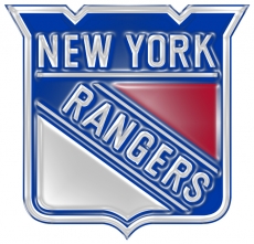 New York Rangers Plastic Effect Logo heat sticker