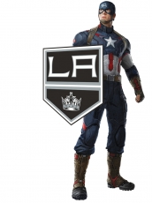 Los Angeles Kings Captain America Logo custom vinyl decal