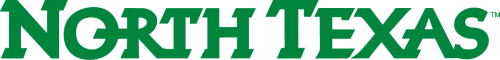 North Texas Mean Green 2005-Pres Wordmark Logo 05 heat sticker