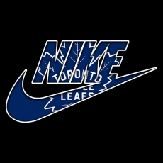 Toronto Maple Leaves Nike logo custom vinyl decal