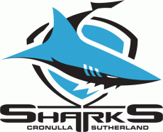Cronulla Sharks 1998-Pres Primary Logo custom vinyl decal