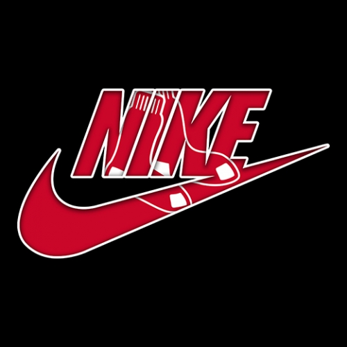 Boston Red Sox Nike logo heat sticker