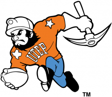 UTEP Miners 1992-2003 Mascot Logo 01 custom vinyl decal