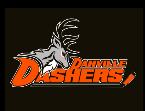 Danville Dashers 2014 15-Pres Alternate Logo custom vinyl decal