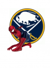 Buffalo Sabres Spider Man Logo custom vinyl decal