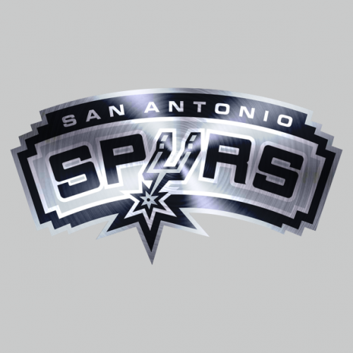 San Antonio Spurs Stainless steel logo custom vinyl decal