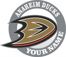 Custom Anaheim Ducks logo Customized Logo heat sticker