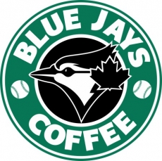 Toronto Blue Jays Starbucks Coffee Logo heat sticker