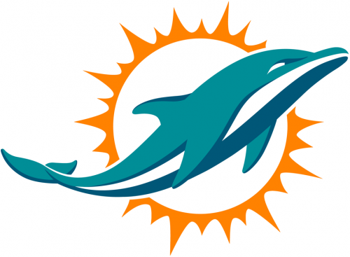 Miami Dolphins 2013-2017 Primary Logo custom vinyl decal