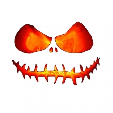 Halloween Logo 63 custom vinyl decal