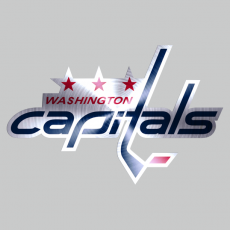 Washington Capitals Stainless steel logo heat sticker