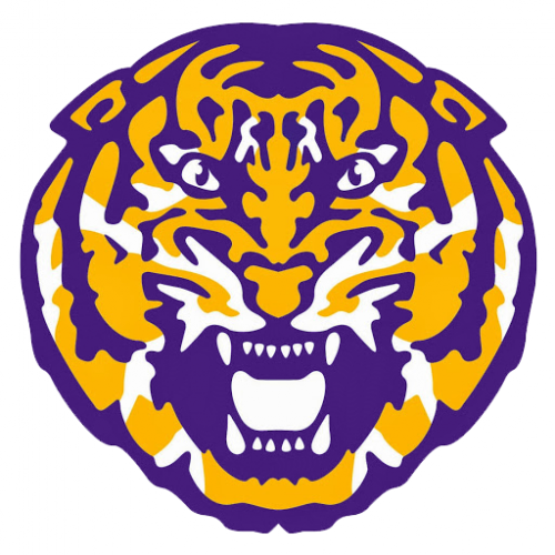 LSU Tigers 2014-Pres Alternate Logo 03 heat sticker