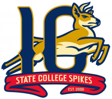 State College Spikes 2015 Anniversary Logo heat sticker