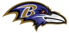 Baltimore Ravens Plastic Effect Logo heat sticker