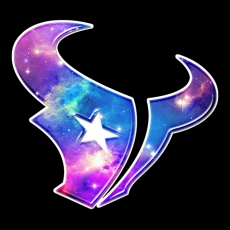 Galaxy Houston Texans Logo heat sticker