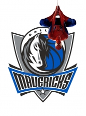 Dallas Mavericks Spider Man Logo custom vinyl decal