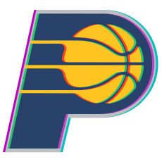 Phantom Indiana Pacers logo heat sticker