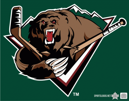 Utah Grizzlies 2005 06-Pres Alternate Logo custom vinyl decal